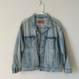 Oversized denim jacket